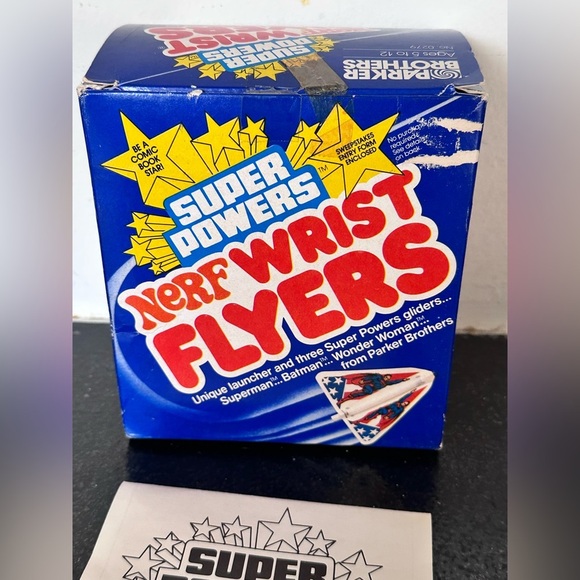 Vintage Super Powers Nerf Wrist Flyer Superfriends Rare - Picture 5 of 8